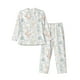 thumbnail image 1 of Balery Sea Animals Pijama para Hombre de Dos Piezas con Manga Larga, Conjunto de Dormir y Descanso Suave con Bolsillos-Medium, 1 of 7