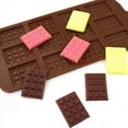 thumbnail image 3 of Moldes Molde De Chocolate Rectángulo Antiadherente Silicona Waffle Bar Molde Para Pastel DIY Herramienta Para Hornear, 3 of 6
