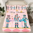 thumbnail image 2 of Manfei Happy New Year Bed Sheets,Xmas Nutcracker Soldier King Sheets,Ballet Girl Sheet Set For Child,Breathable Home Decor,4pcs, 2 of 7