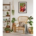 thumbnail image 3 of Art.com Palm Beach, Florida - Flamingos Art Print by Lantern Press, Brown Frame Wall Art, 32" x 44", 3 of 4