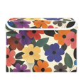 thumbnail image 7 of Yayeee Collapsible Cube Storage Bin with Lid Fabric Closet Decorative Basket with Handles, Large Colorful Flowers Pattern, 7 of 7