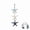 #A, variant on Lighted Coastal Wooden Starfish & Fish Hanging Decor, 23.2 in x 6.7 in Nautical Beach Wall Hanging Ornament with LED String Lights, Rustic Ocean Theme Door Decor for Living Room, Porch, Home Decor