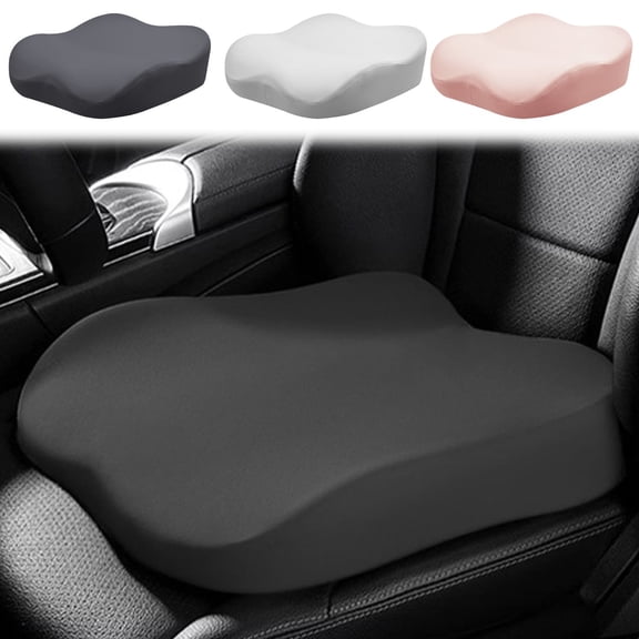 YOTQUSKI Memory Foam Cushion, Car Seat Pillows for Driving, Seat Booster for Adults, Car Comfort, Thick Seat Cushion with 95% of Vehicles and Office Chair or Home
