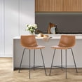 thumbnail image 2 of POLY & BARK Paxton 24” Counter Stool in Tan, Set of 2, 2 of 2
