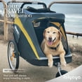 thumbnail image 6 of Ibiyaya FS2180-YG Hercules Heavy-Duty Pro Pet Stroller-Bike Trailer with 3-Wheel Foldable Jogging, Hiking, All-Terrain Dog Stroller - Extra Large, 6 of 8
