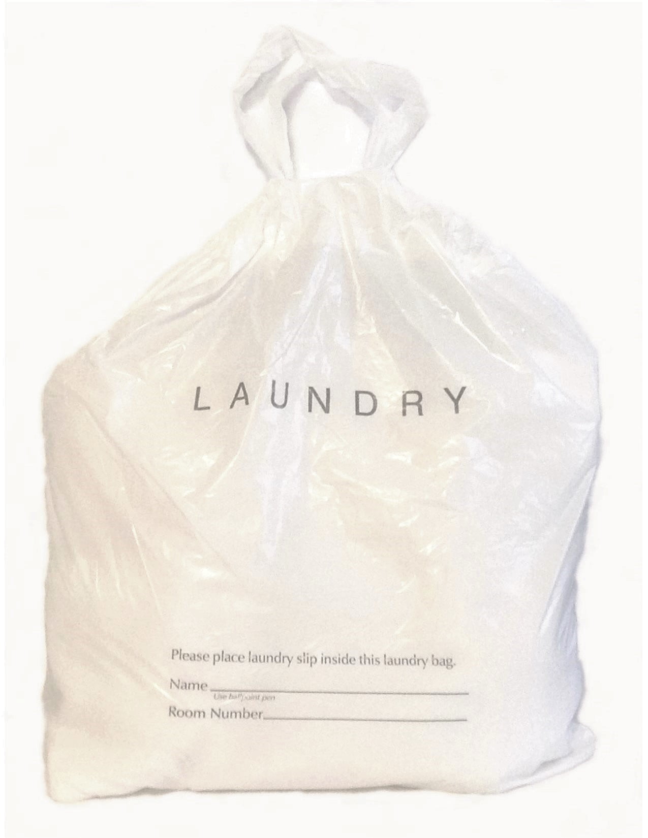 Interplas 18 x 19 Plastic Laundry Bags Biodegradable