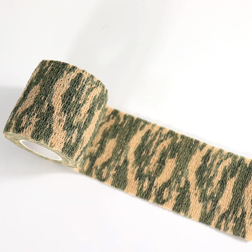 1/12 Rolls Camouflage Hunting Camo Stealth Bandages Non-Woven Tape-Practical UK