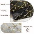 thumbnail image 6 of Yellow Geometric Area Rugs 6'x9', Washable Small Throw Rugs for Kitchen Dining room, Modern Abstract Gradient Marble Indoor Outdoor Rug Non-Slip Low Pile Carpet Runner Reversible Floor Mats, 6 of 8