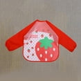 thumbnail image 4 of Ni?os Dibujo Pintura Delantal Smock Craft Bebé Babero Impermeable Rojo Fresa Sunnimix Delantales de pintura para niños, 4 of 8