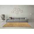 thumbnail image 3 of Ahgly Company Indoor Square Abstract Brown Modern Area Rugs, 5' Square, 3 of 4