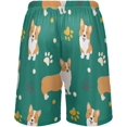 thumbnail image 3 of GZHJMY Dog Pajama Pants Short for Men, Lounge Pants Lightweight Men Pajama Bottoms with Drawstring Pockets, Christmas New Year Birthday Gifts, Medium, 3 of 7