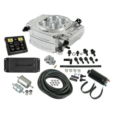 Holley Sniper EFI 550-510-3PK Sniper 2 EFI - Shiny - Inline Pump - With PDM - 3.5 in. Screen