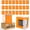 Orange, variant on Makerflo 20oz Skinny Powder Coated Glossy Tumbler with Handle Option – Leak-Proof Lid, Silicone Straw & Gift Box – Customizable with Laser Engraving, UV Printing, Epoxy & UV DTF (Teal) Case of 25
