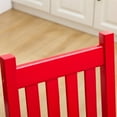 thumbnail image 5 of BplusZ Child Porch Rocker Paint Wood Indoor Rocking Chair, Red, 5 of 7