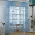 thumbnail image 5 of Yinrunx Floral Curtains Sheer Curtain Lace Curtains Bohemian Curtains Farmhouse Curtains for Living Room Yellow Curtains for Living Room Living Room Curtains for Windows Yellow Curtains for Bedroom, 5 of 10