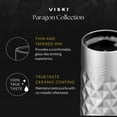 thumbnail image 3 of Viski Paragon Champagne Flute, Stainless Steel Drink Tumbler, 9 oz, Rose, 3 of 12