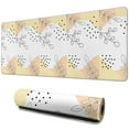 thumbnail image 1 of Navigate in Style with Abstract Art Mouse Pad | Square Shape, Non-Slip, Waterproof | Perfect for Office Laptops | Boho Leaves Design,31.5x11.8 inches, 1 of 7