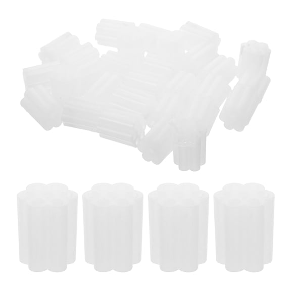 HOMEMAXS 30 Pcs Lollipop Flower Holder Sticks for Bouquet Lollipops White