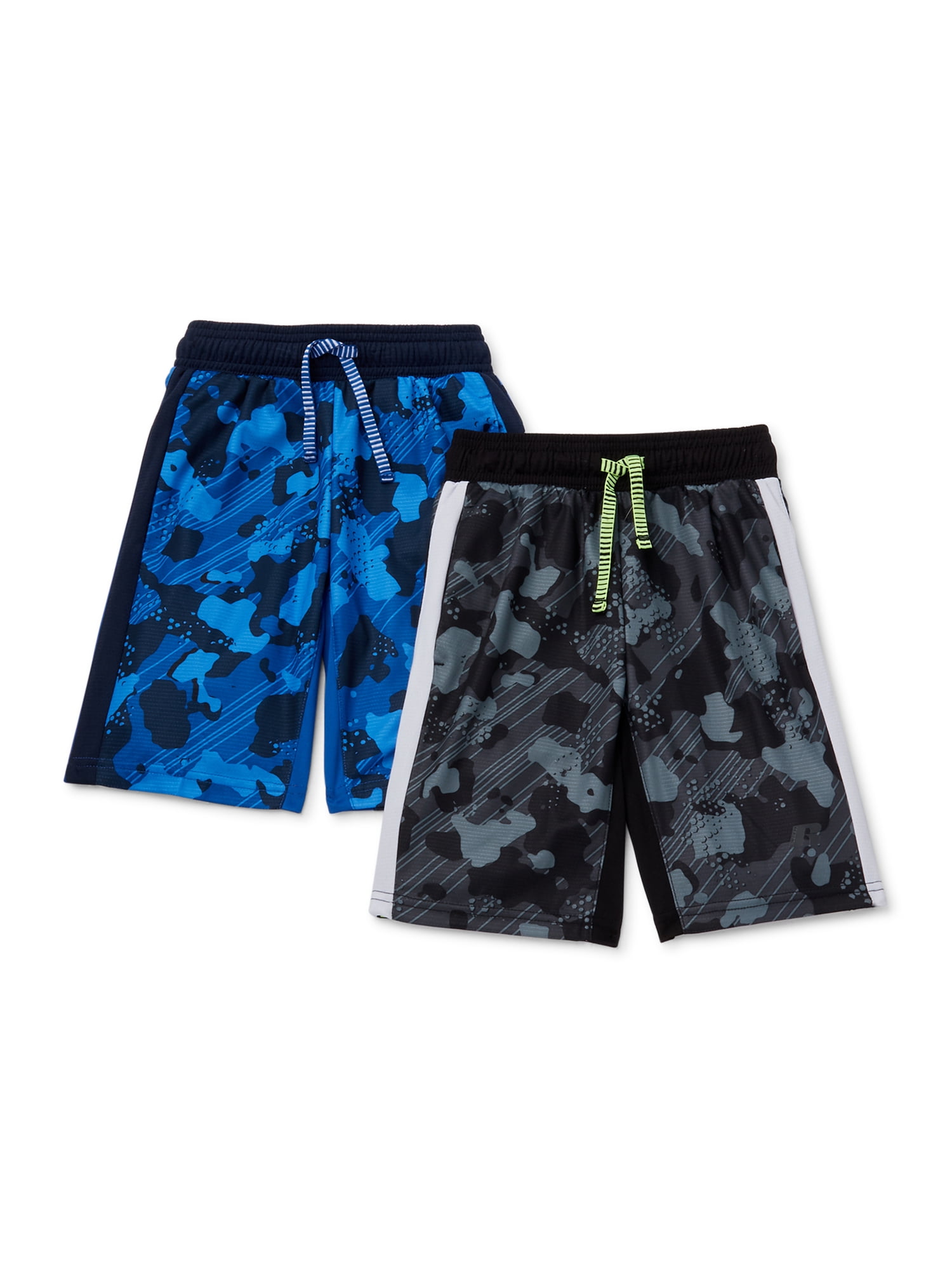 Russell - Russell Boys 4-18 2-pack Camo Printed Active Shorts - Walmart.com - Walmart.com