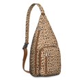 thumbnail image 1 of Vintage Leopard Sling Backpack - Romantic Animal Print Crossbody Bag, Fashionable Anti-Theft Daypack, 1 of 4