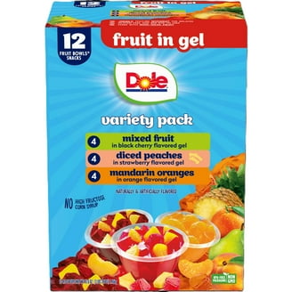 Del Monte Assorted Mixed Fruit Cups, Peach, Pears, and Pineapple