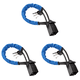 thumbnail image 1 of Cerradura Giratoria para Volante Coche Hebillas Seguridad Antirrobo () Azul, 1 of 5