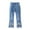 Light Blue, variant on TOOYOU Girls Jeans Demin Pants Pearl Bow Embroidered Jeans Wide Leg Flare Denim Pants With Elastic Waist For Toddler Kids Comfortable And Fashionable Trousers For Sweet Girls Size 2-3 Years Blue