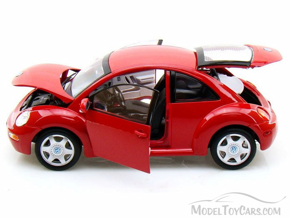 huis gips Bungalow Volkswagen New Beetle, Red - Maisto 31875 -1/18 Scale Diecast Model Toy Car  - Walmart.com