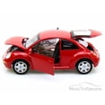 thumbnail image 3 of Volkswagen New Beetle, Red - Maisto 31875 -1/18 Scale Diecast Model Toy Car, 3 of 5