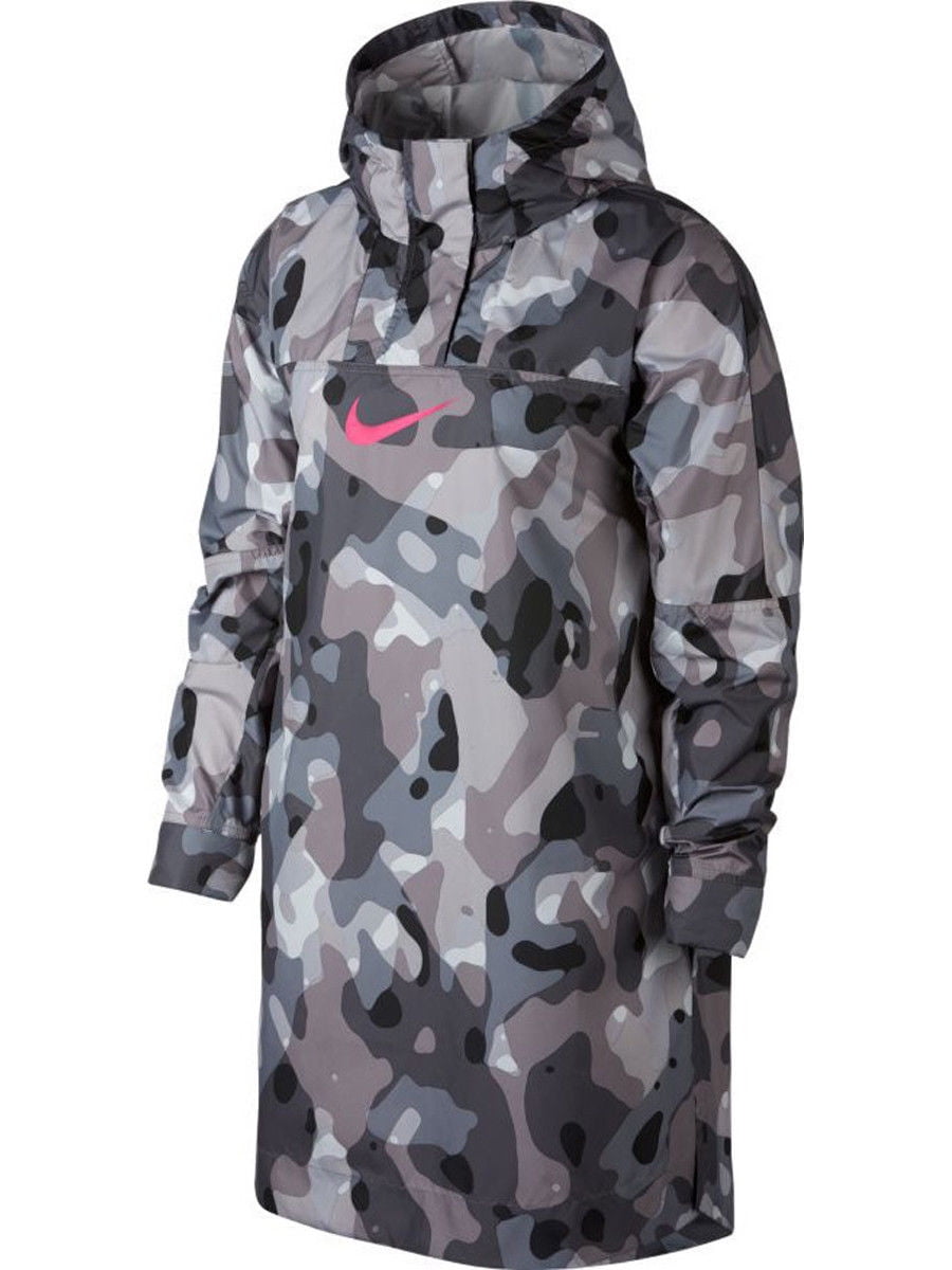 Nike Nike Womens Sportswear Big Swoosh Camo Lightweight Jacket Black