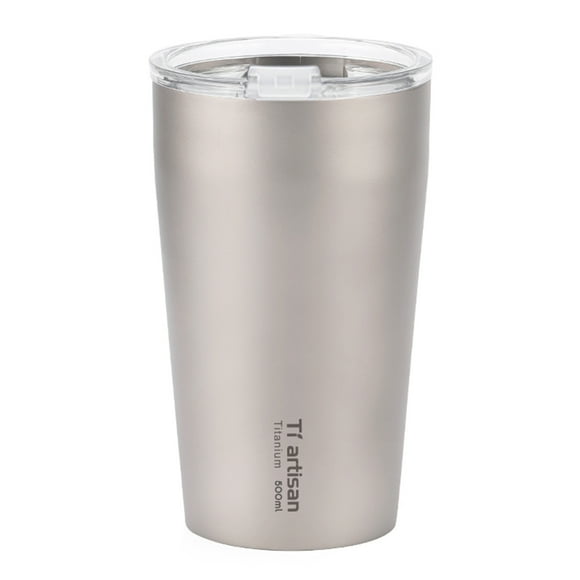 Outdoor Teacup Double Wall Camping Beer Cup 500ml Water Cup with Lip