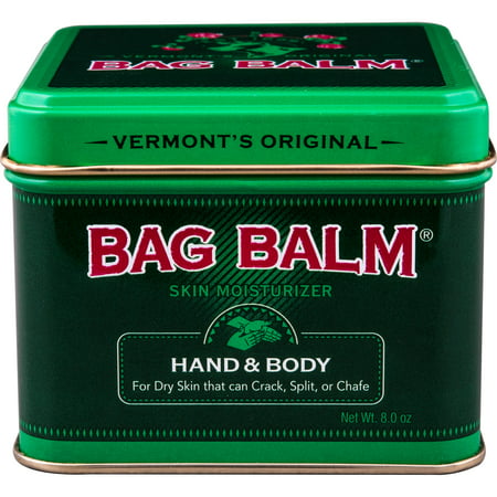 Vermont's Original Bag Balm Skin Moisturizer for Hand & Body, 8 Oz
