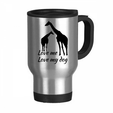 

Common Knowledge English Language Culture Giraffe Travel Mug Flip Lid Stainless Steel Cup Car Tumbler Thermos