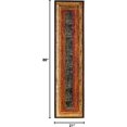 thumbnail image 3 of HOME DYNAMIX Royalty Vega Contemporary Geometric Runner Area Rug, Black/Brown, 1'9"x7'2", 3 of 7