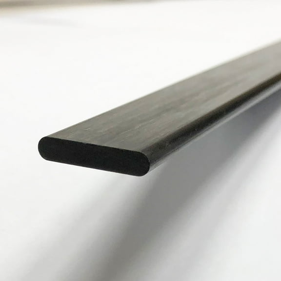 1 1mm x 2mm x 1000mm - PULTRUDED-Flat Carbon Fiber Bar