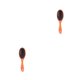 thumbnail image 4 of Soidarity Peine de Cepillo de pelo antiestático Peluquería portátil para peluquería para el hogar Peluquería Peluquería Marrón Castaño Claro Tipo 1 2piezas, 4 of 6