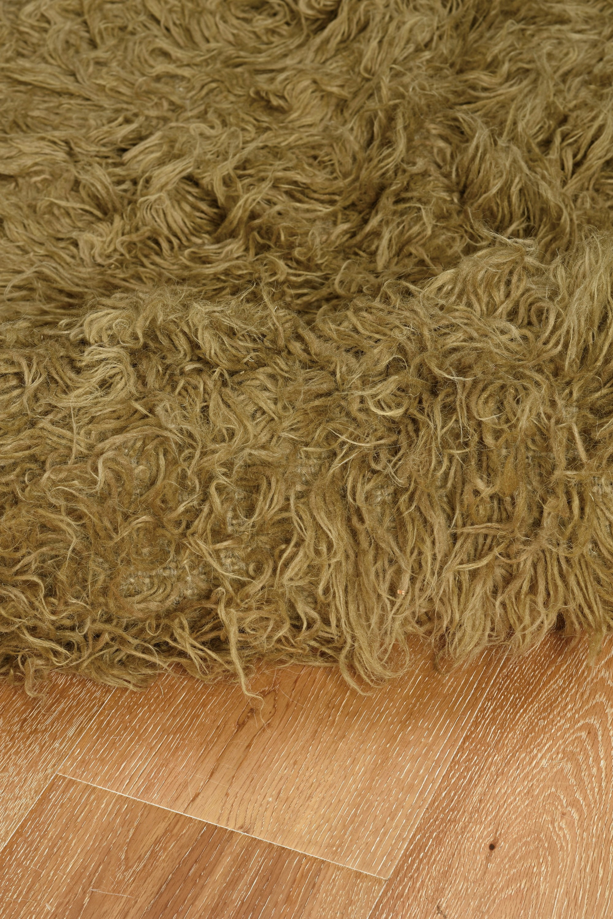 Linon Home Décor New Flokati Area Rug Collection, Mushroom, 5 x 8