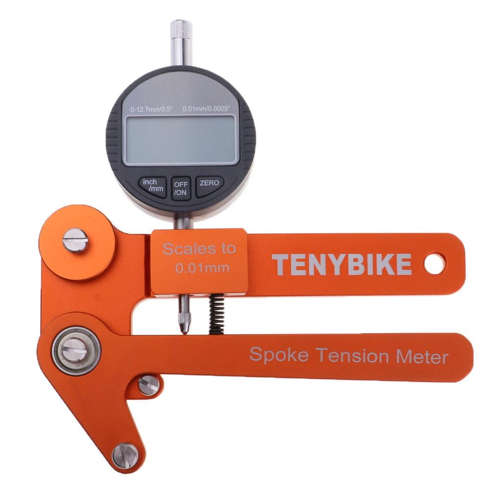 Bike Spoke Tension Adjustment Tool Adjuster , Orange, Digital