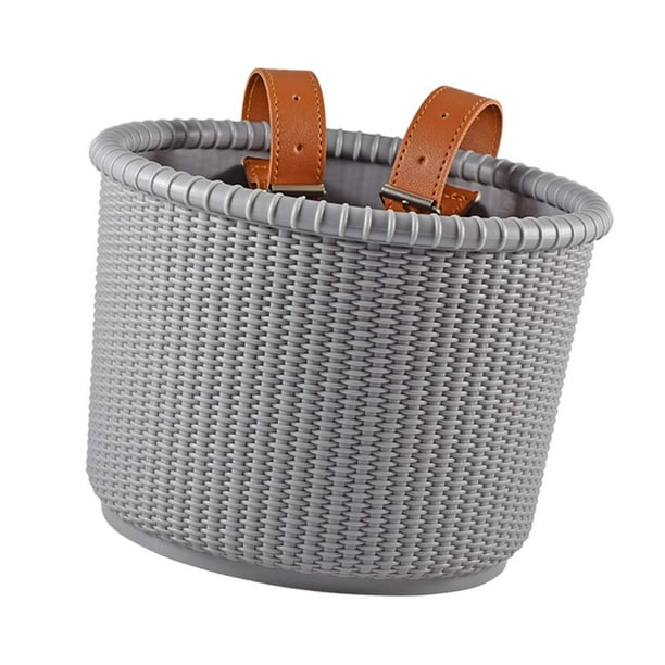 Cesta de mimbre para bicicleta para niños Cola Tejido duradero