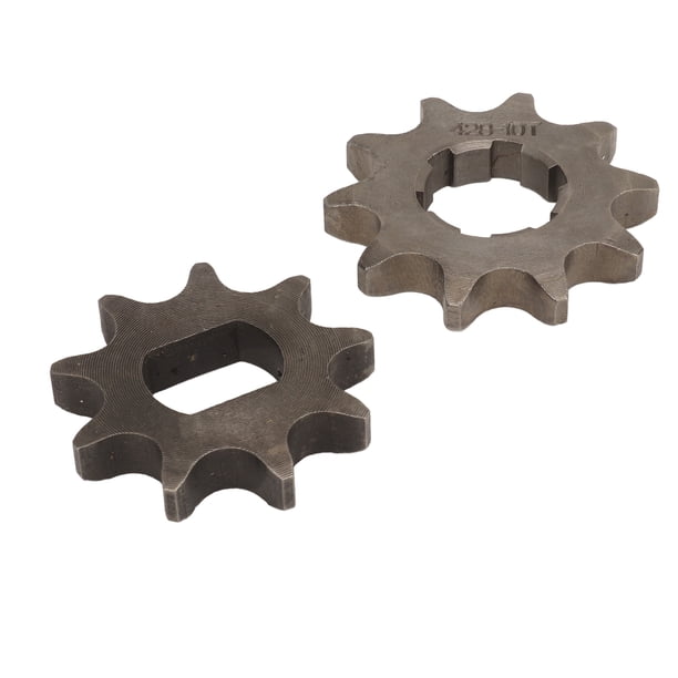 Piñón 428 10T, Piñón Duradero De Acero Al Carbono De 12x17 Mm Con Orificio En H De 20 Mm 9T Para Reemplazo