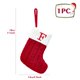 thumbnail image 3 of Calcetines tejidos con letras del alfabeto navideño Adornos para árboles de Navidad Decoraciones navideñas para el hogar 2023 Navidad Noel 2024 Regalo de Navidad, 3 of 5