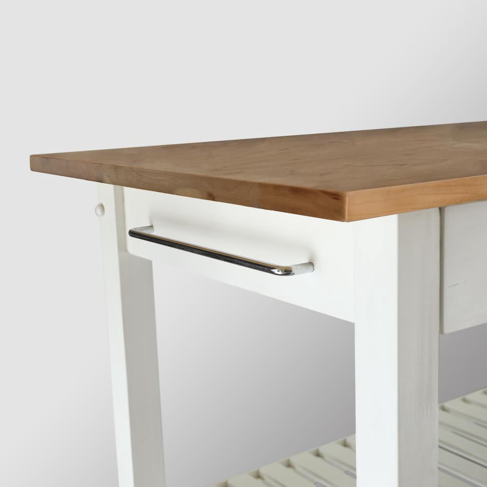 Kitchen Island with Solid American Cherry Top