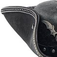 thumbnail image 7 of Byfri Skull Wings Tricorne Pirate Hat Punk Colonial Style Party Hat 56-58cm, 7 of 7