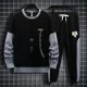 thumbnail image 3 of Ropa para hombre Camiseta estampada Pantalones gráficos para hombre Conjuntos Trajes deportivos blancos Ropa deportiva Top XL Chándal holgado Kpop Tendencia 2024 Al aire libre, 3 of 5