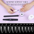 thumbnail image 4 of SAVILAND - Kit de 500 piezas de uñas de gel X para extensiones de uñas, cobertura total, uñas esculpidas tipo almendra con lámpara LED UV, 4 of 4