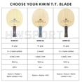 thumbnail image 3 of Kirin K1 K2 K3 Table Tennis Blade Offensive Entry Ping Pong Blade 5+2 Layers Base Board FL Grip K1 FL grip, 3 of 6