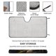 thumbnail image 2 of Medieval Parasol para Parabrisas Delantero Protector Plegable, Visera Solar para Auto Bloquea Rayos UV Mantiene tu Vehículo Fresco140cm*76cm, 2 of 6