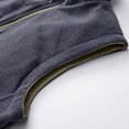 thumbnail image 6 of Gfyviroh Mens Fleece Lined Vests Multi Pockets Waterproof Sleeveless Jackets Turn-down Collar Zip Up Vest Coats, 6 of 9