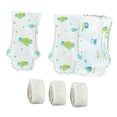 thumbnail image 3 of 20 piezas de botas para perros, zapatos para mascotas, protectores de patas de repuesto, ligeros, a prueba de polvo, para cachorros, para exteriores, Verde S, 3 of 10