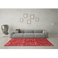 thumbnail image 3 of Ahgly Company Indoor Square Oriental Red Industrial Area Rugs, 7' Square, 3 of 4